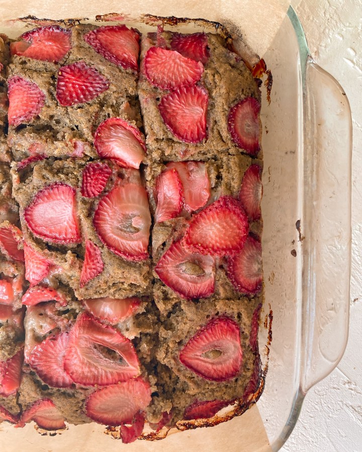 Buckwheat Strawberry Cake