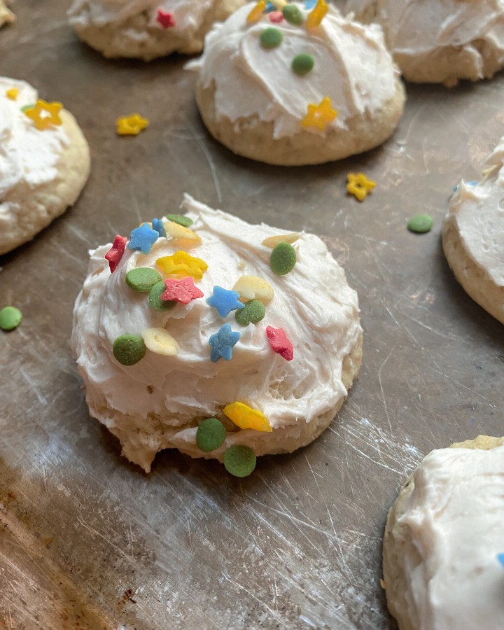 Fluffy Frosted Sugar&nbsp;Cookies