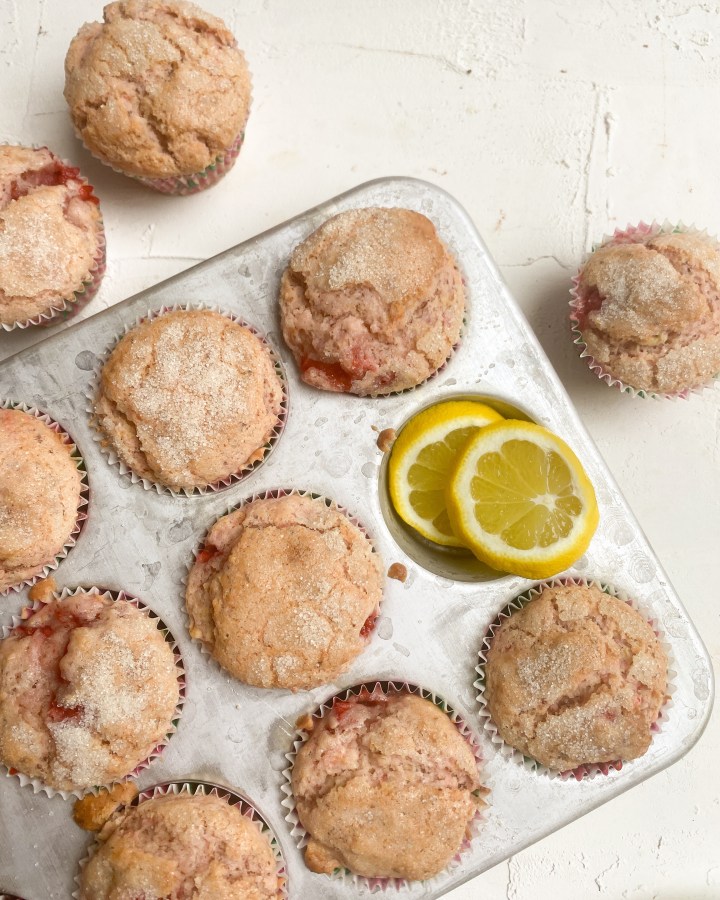 Strawberry Lemonade Muffins