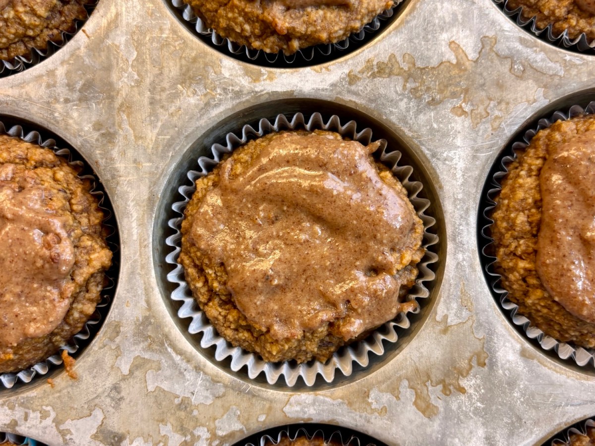 Almond Butter Pumpkin Chai&nbsp;Muffins