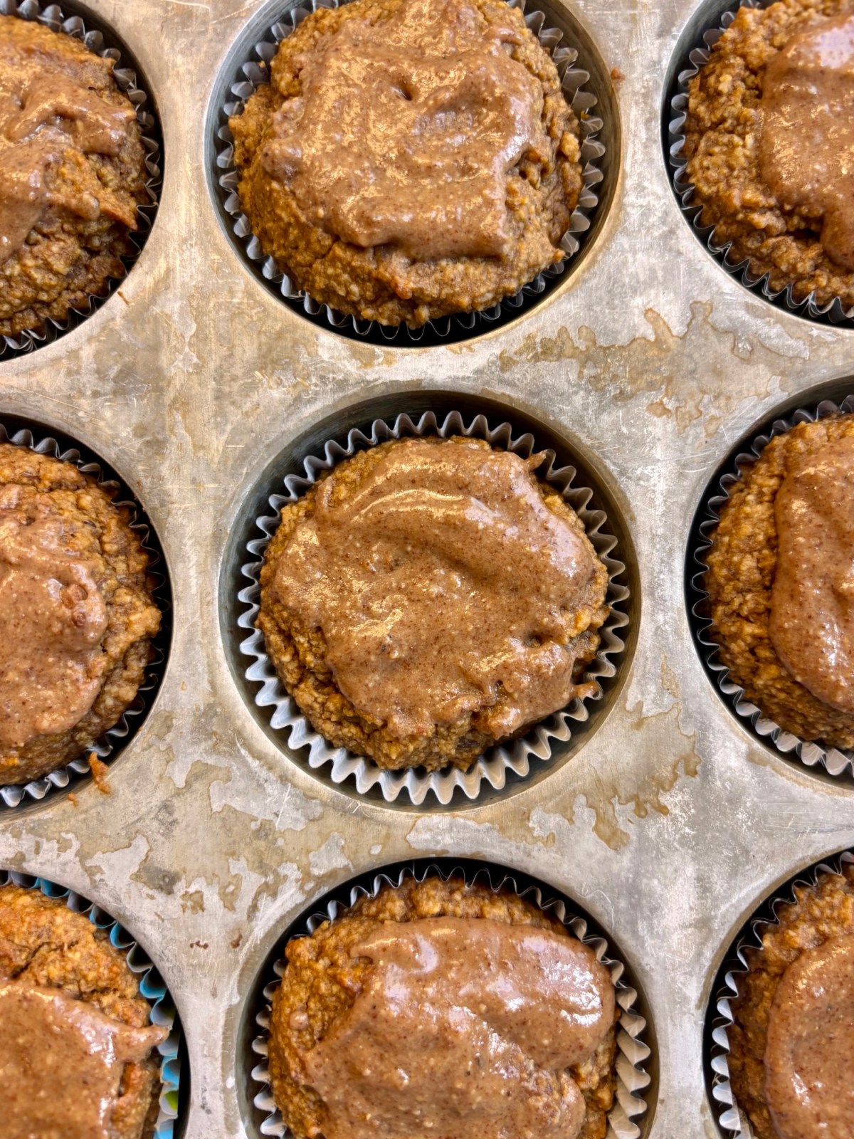 Almond Butter Pumpkin Chai&nbsp;Muffins