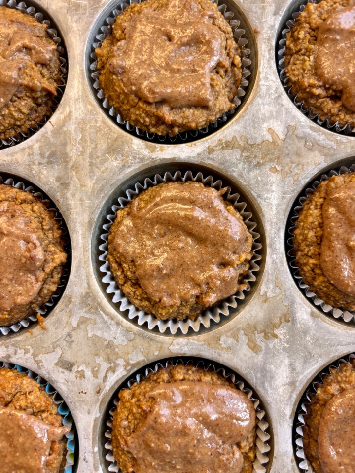 Almond Butter Pumpkin Chai&nbsp;Muffins